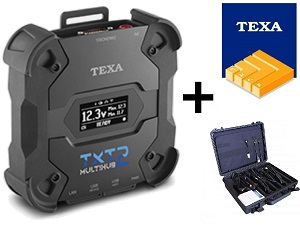 Texa Navigator TXT Multihub 2 + IDC6 software + TEXPACK + basic cable case