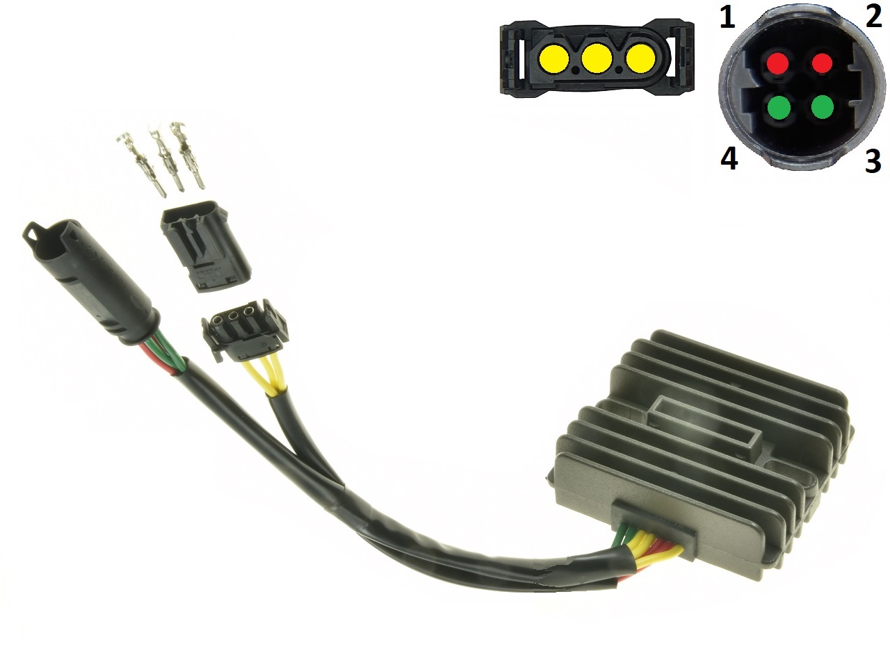 CARR691BMWHUSQ BMW C400 F650 F700 F800 Nuda 900 MOSFET Spanningsregelaar gelijkrichter Shindengen SH541KG SH541SD - Klik op de afbeelding om het venster te sluiten