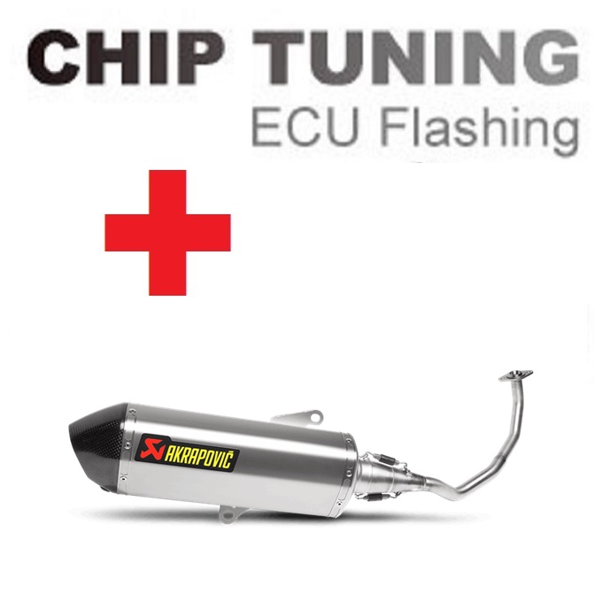 Honda Forza 125 2015-2016 Uitlaat Akrapovic S-H125R3-HRSS (Stage 3) - Klik op de afbeelding om het venster te sluiten