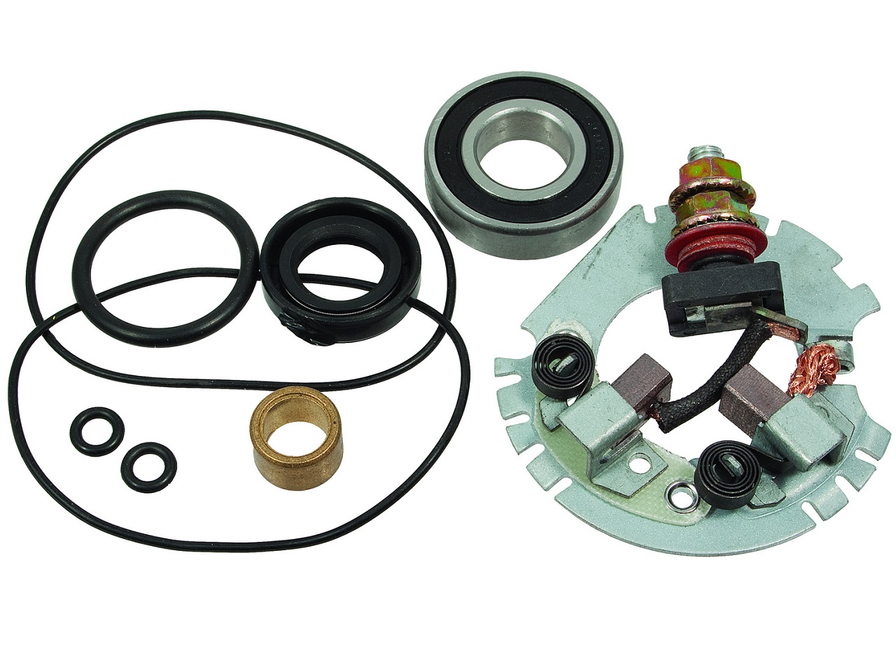 Honda TRX Kawasaki ZX Suzuki GS moto-4 startmotor koolborstel set - Klik op de afbeelding om het venster te sluiten