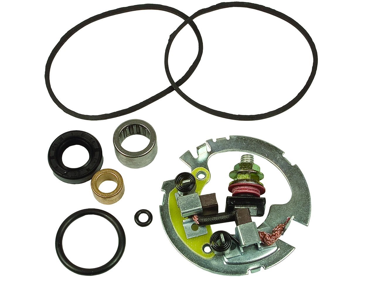 Arctic Cat 250 300 Honda CBR600F NX650 TRX XR650 Kawasaki ZR Suzuki LT Yamaha FZR600 startmotor koolborstel set - Klik op de afbeelding om het venster te sluiten