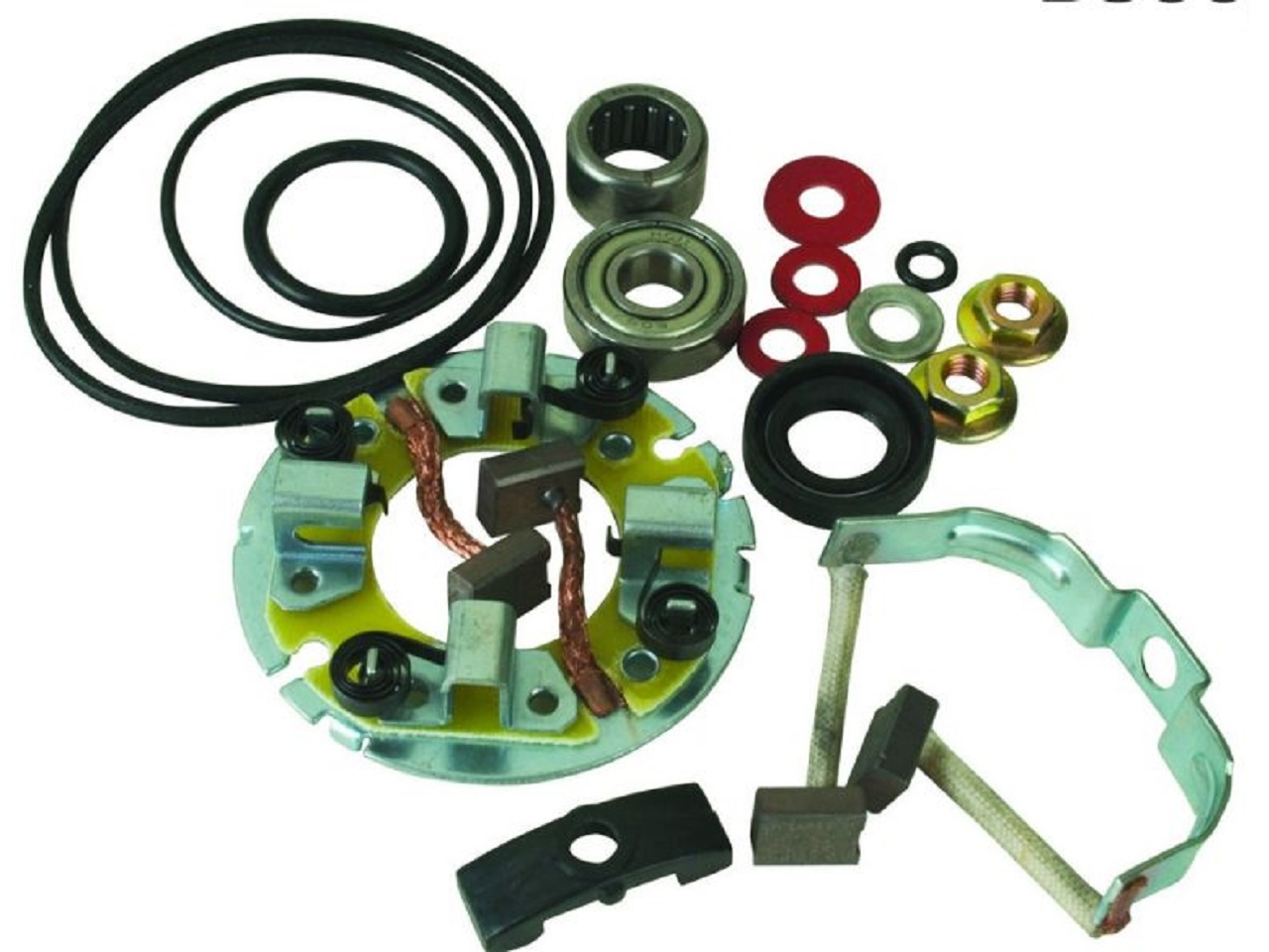 Kawasaki KLR650 KLX650 ZX-10 Honda VF Magna Suzuki GSX-R750 GSX-R1100 startmotor koolborstel set - Klik op de afbeelding om het venster te sluiten